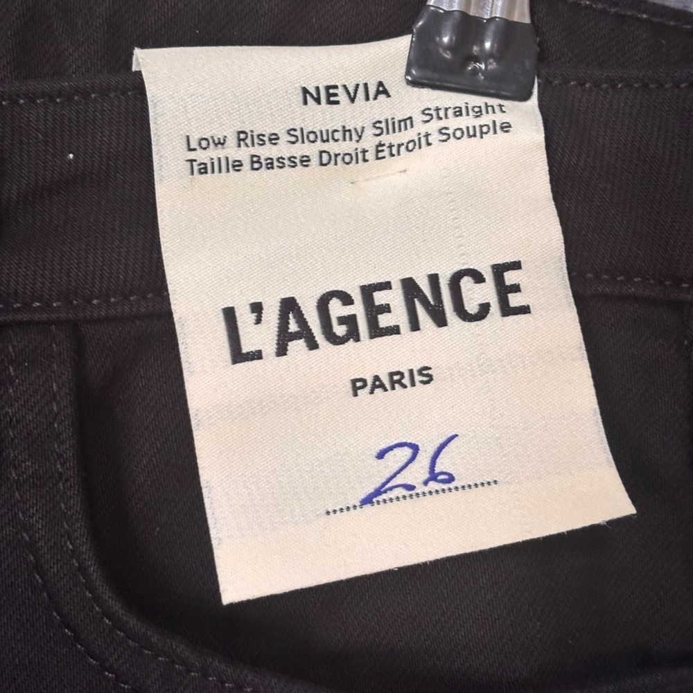 L'AGENCE Nevia Dark Brown Pants - Picture 4 of 11
